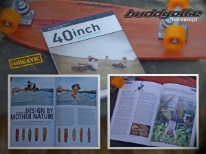 Longboard Magazin 40inch about buddyollie SKATEWOODS